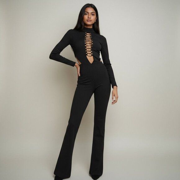I.AM.GIA Black Sabrina Jumpsuit - Size XS - Picture 1 of 8